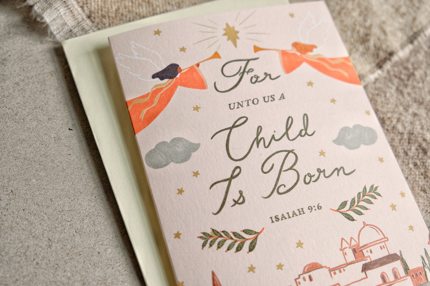 A Child Is Born Card