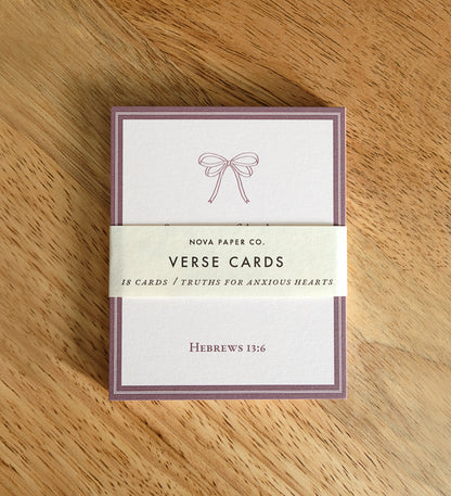 Verse Cards: Truths for Anxious Hearts