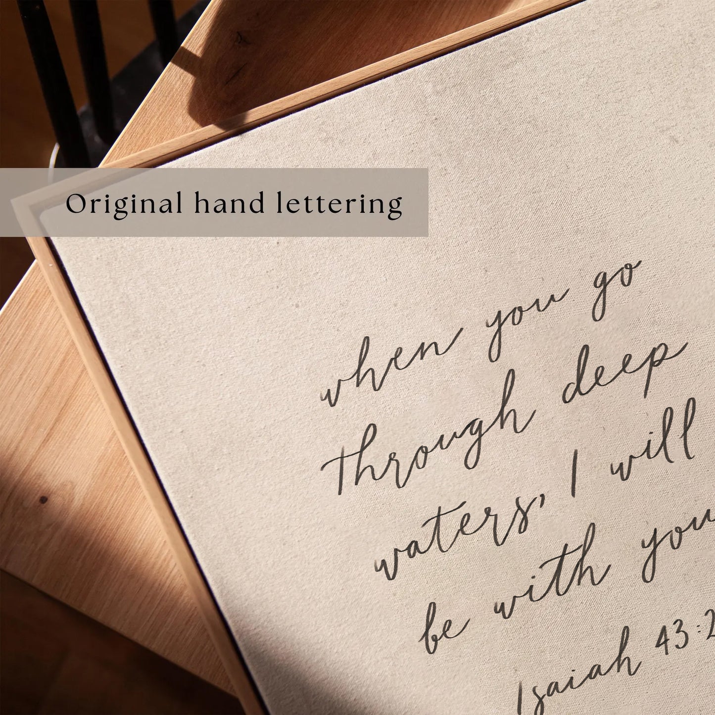 Isaiah 43:2 Bible Verse Print